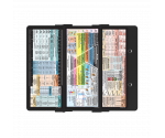 WhiteCoat Clipboard® Trifold - Black Food Industry Edition
